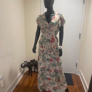 Collette's Closet | Gorgeous Rachel Roy Floral Blush Maxi Dress